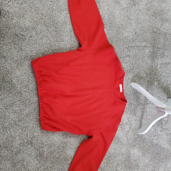 Elodie Red Top SZ L NWOT - Picture 4 of 5